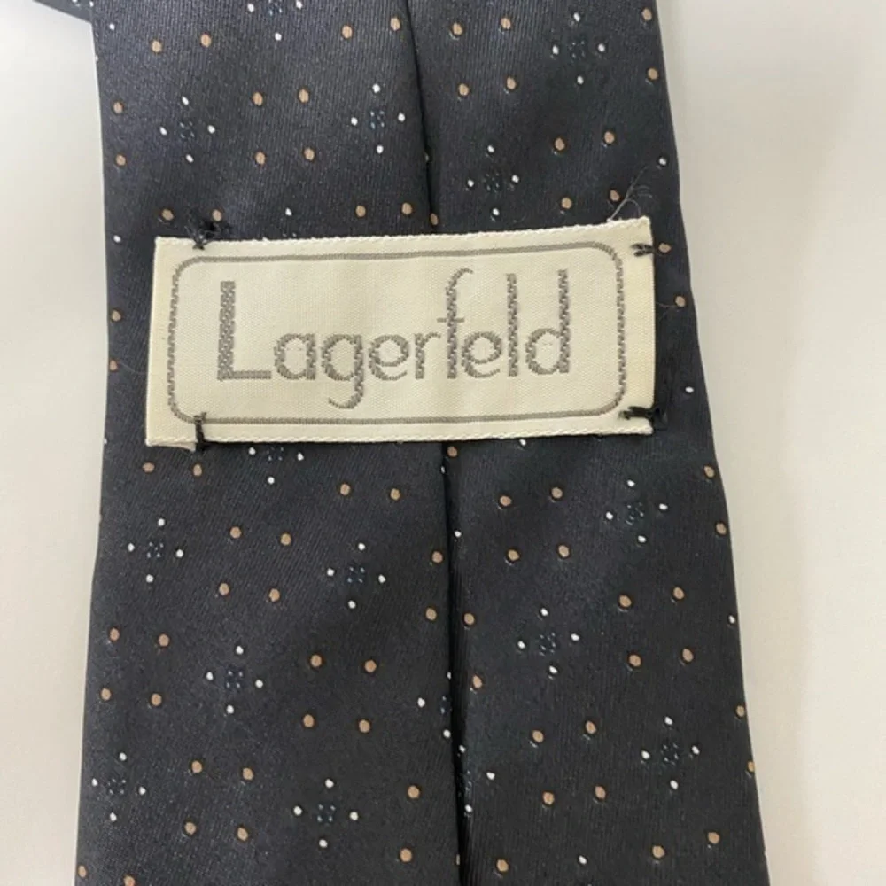 KARL LAGERFELD 100% Silk Men's Luxury Tie Abstract Pattern - 3